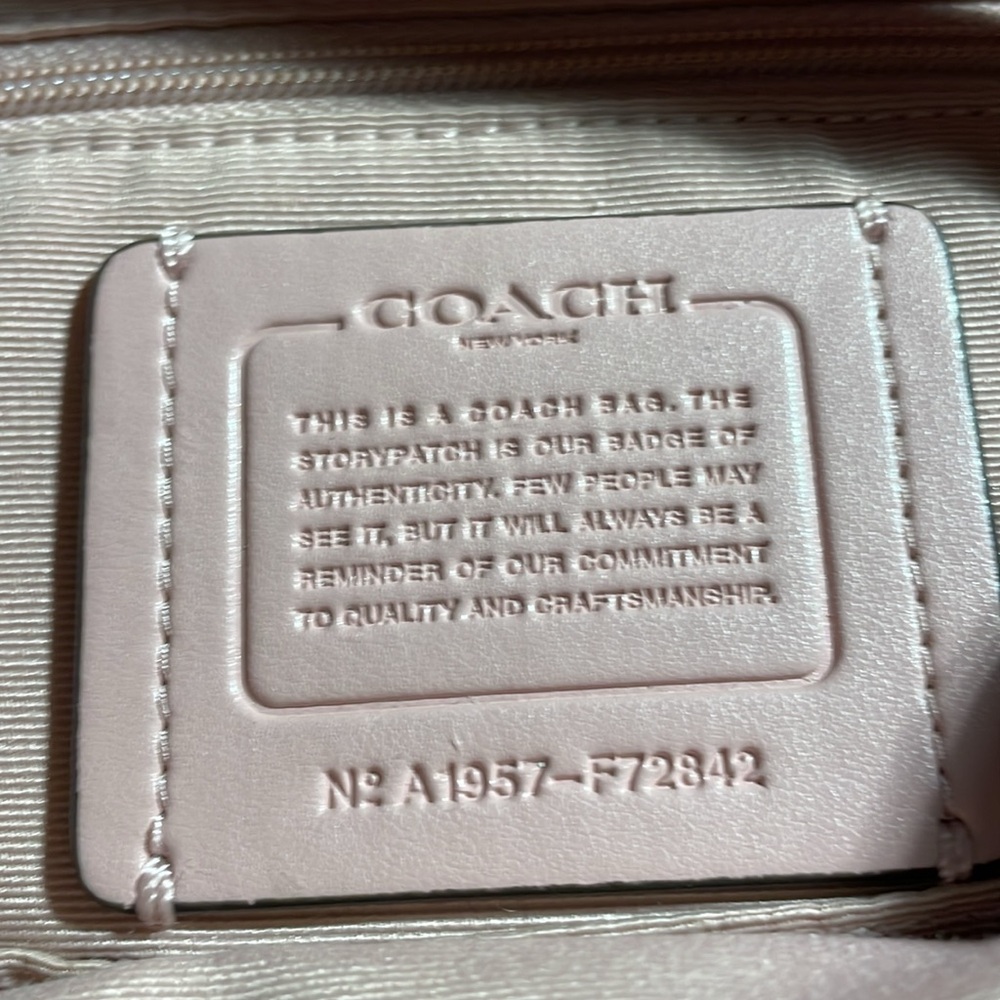Pink Elle Coach backpack - Picture 5 of 6